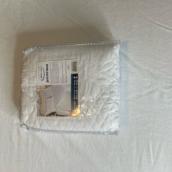 King Size White Quilted Pillow Shams by All for you. NWT never opened. - Picture 10 of 10